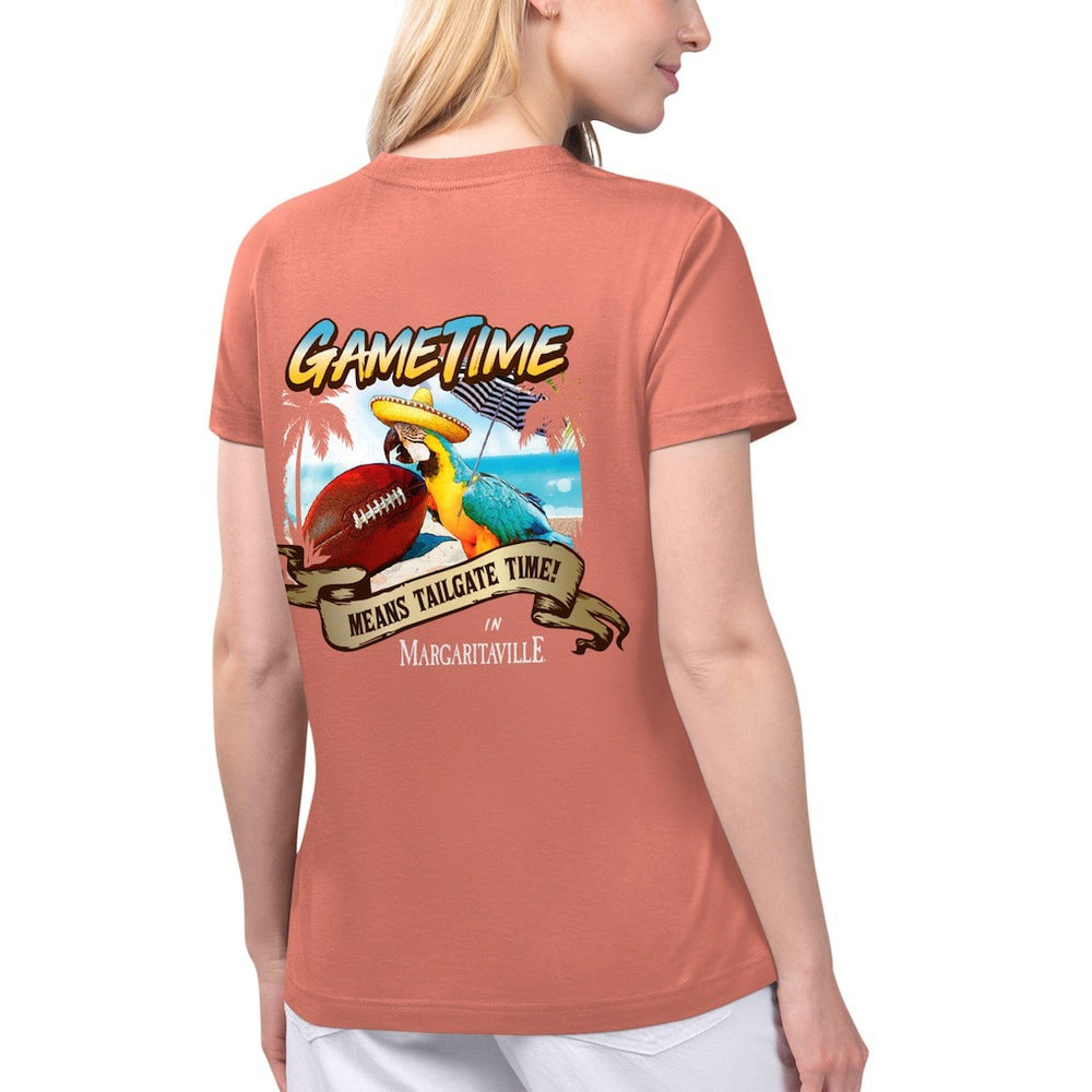 San Francisco 49ers  Margaritaville Women's Game Time V-Neck T-Shirt