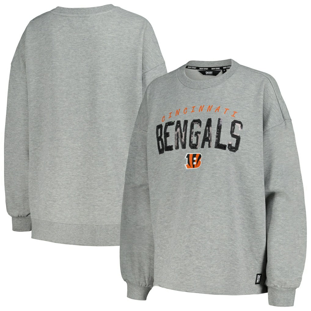 Cincinnati Bengals  DKNY Sport Women's Penelope Pullover Sweatshirt