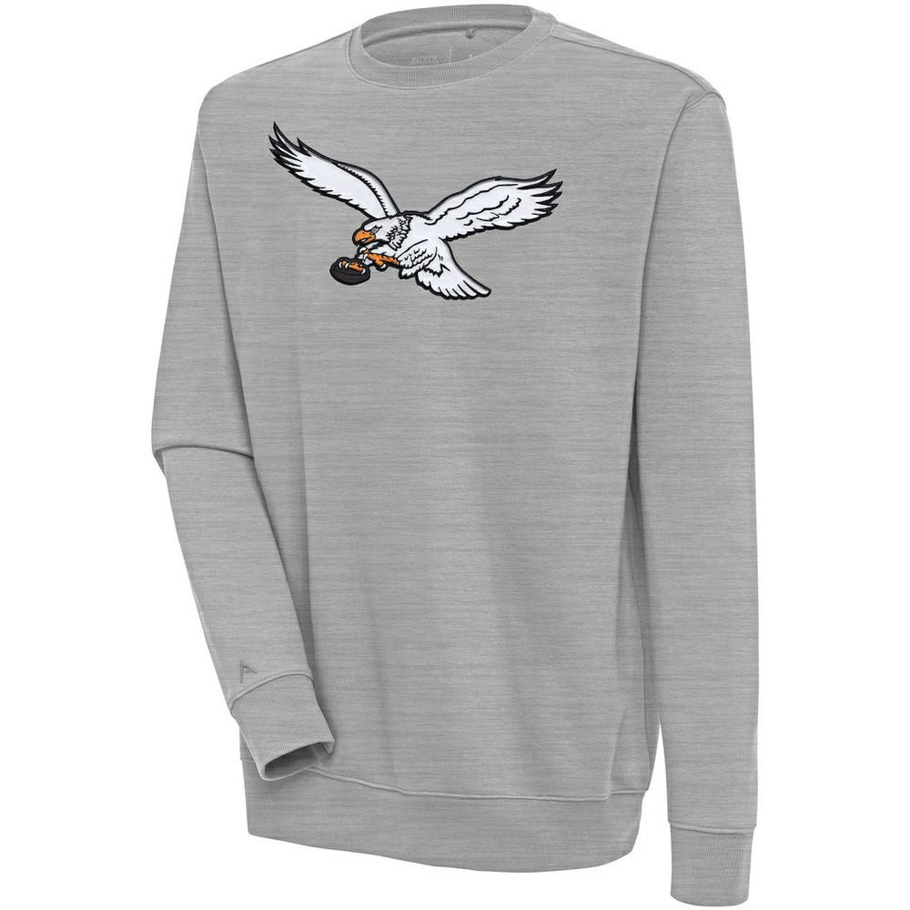 Philadelphia Eagles  Antigua Throwback Logo Victory Pullover Sweatshirt