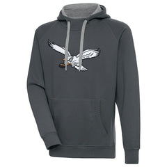 Philadelphia Eagles  Antigua Throwback Logo Victory Pullover Sweatshirt
