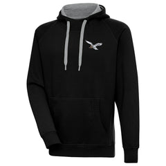 Philadelphia Eagles  Antigua Throwback Logo Victory Pullover Hoodie