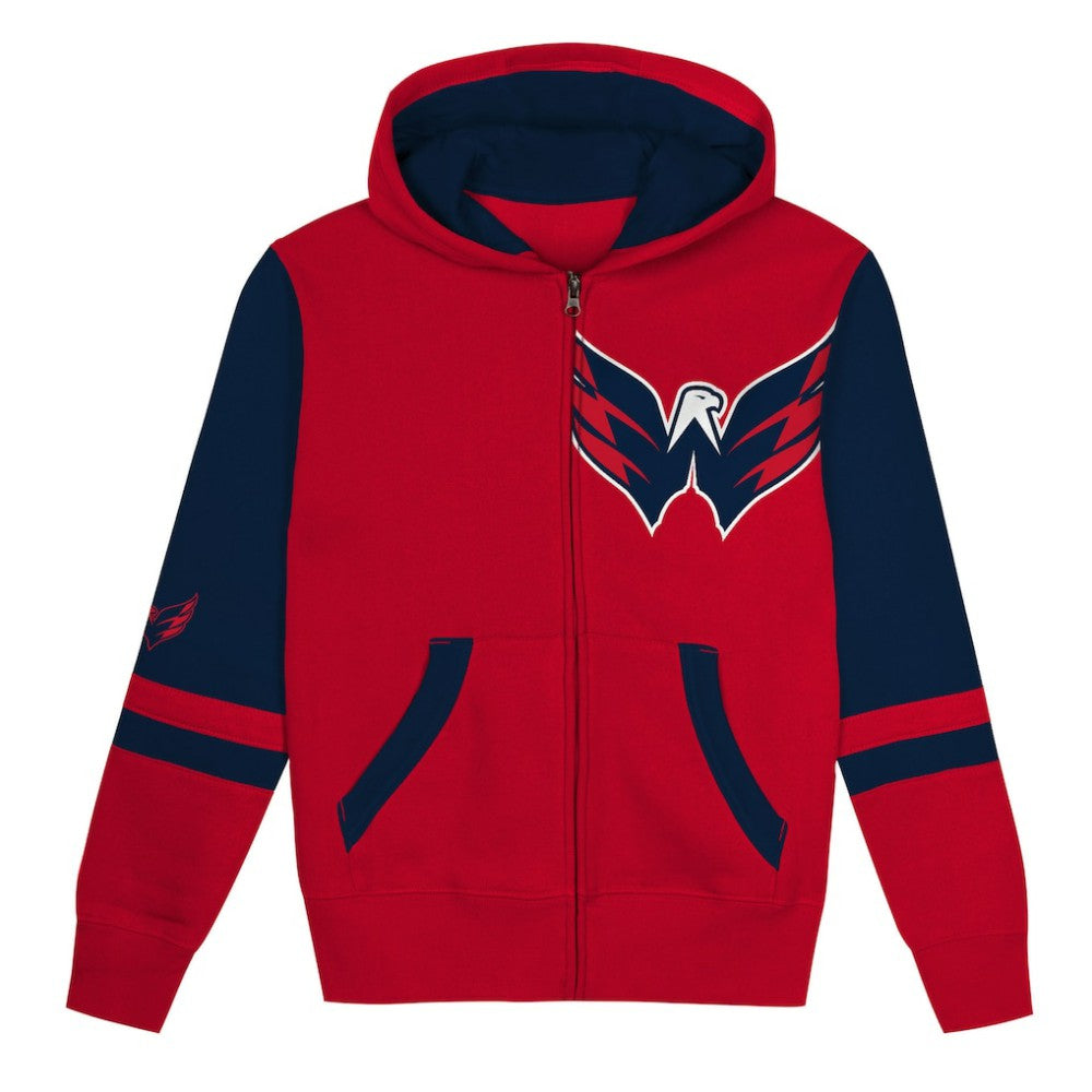 Washington Capitals Preschool Face Off Full-Zip Hoodie On Sale