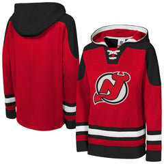 New Jersey Devils Youth Ageless Must Have Home V-Neck Pullover Hoodie Discount