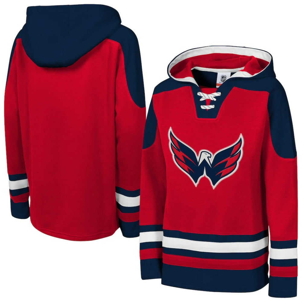Washington Capitals Youth Ageless Must Have Home V-Neck Pullover Hoodie Discount