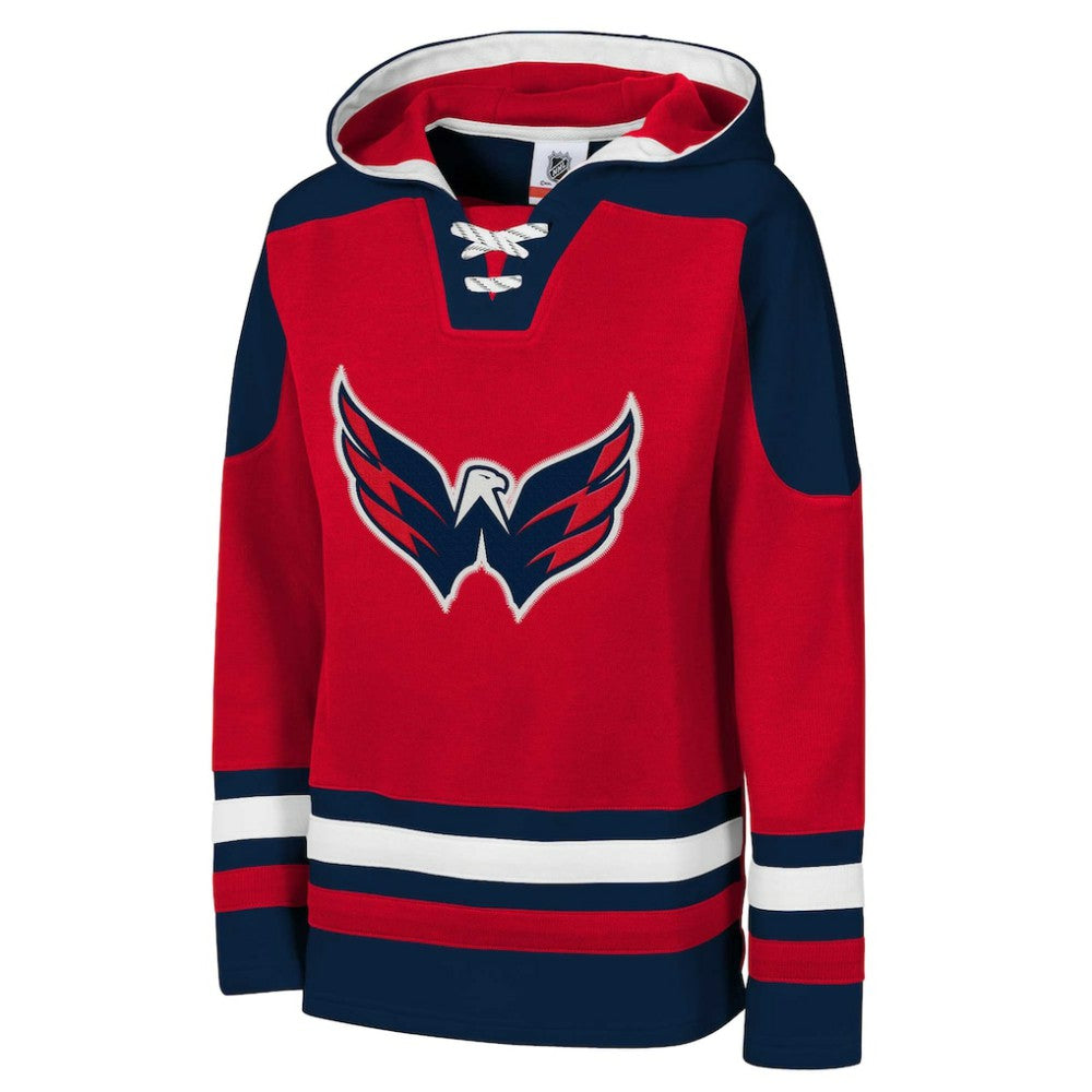 Washington Capitals Youth Ageless Must Have Home V-Neck Pullover Hoodie Discount