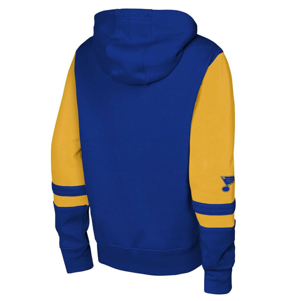 St. Louis Blues Youth Face Off Full-Zip Hoodie Discount