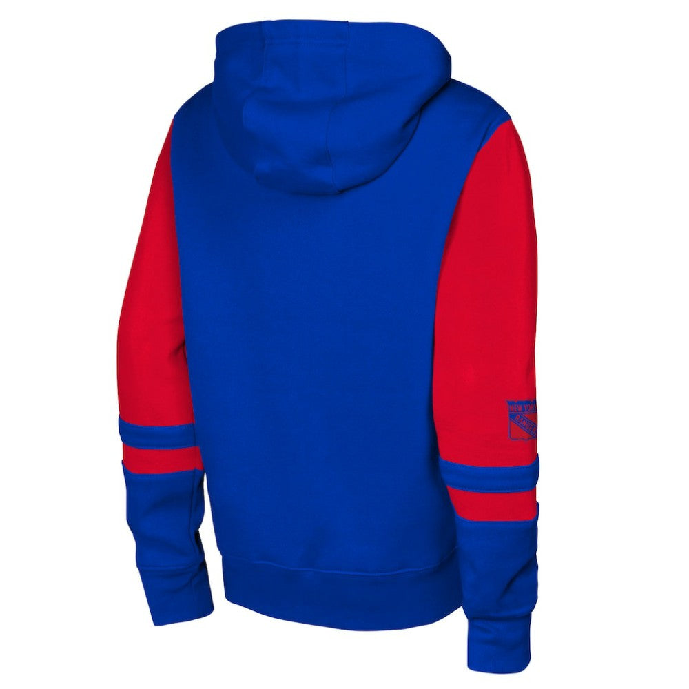 New York Rangers Youth Face Off Full-Zip Hoodie Sale