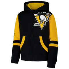 Pittsburgh Penguins Youth Face Off Full-Zip Hoodie For Sale