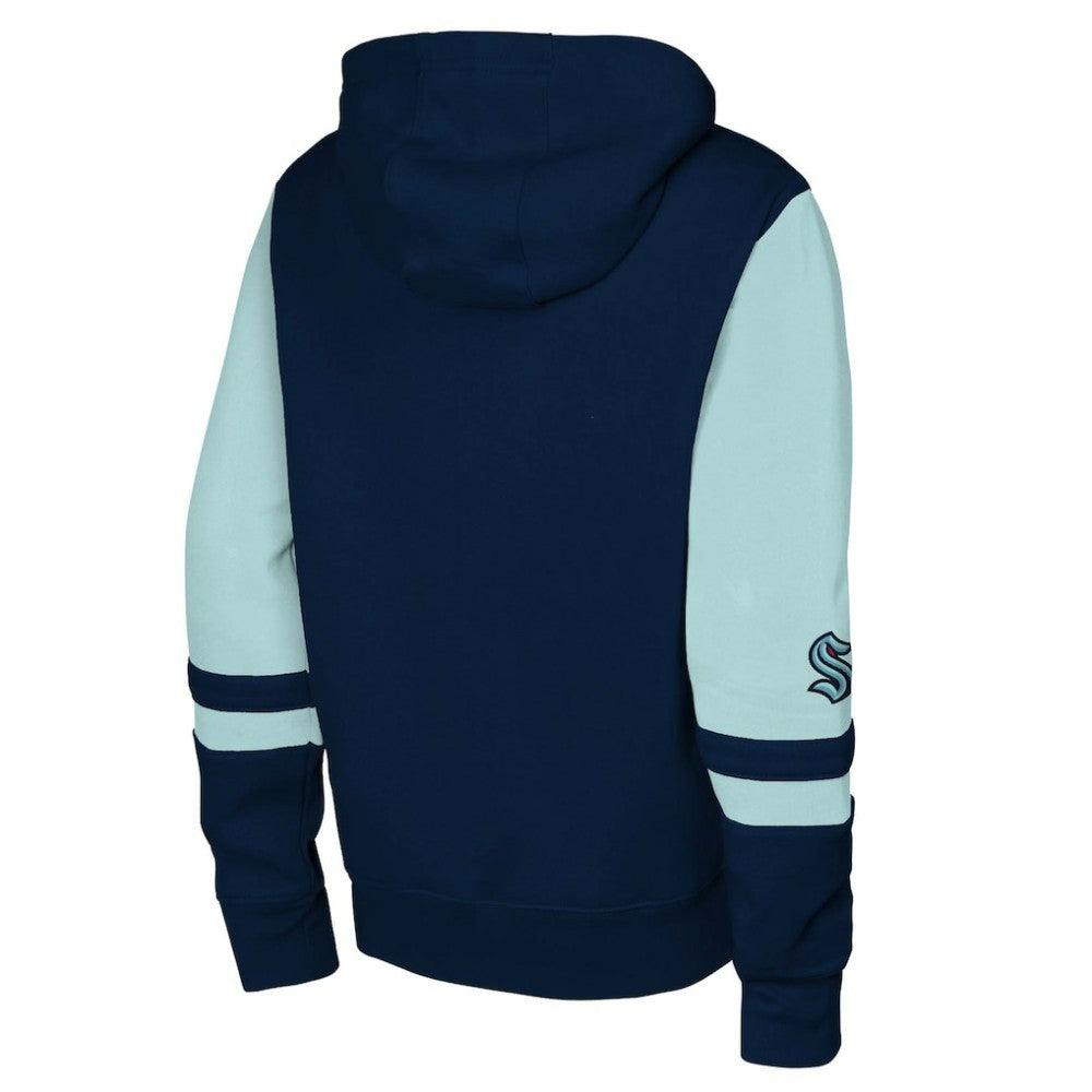 Seattle Kraken Youth Face Off Full-Zip Hoodie On Sale