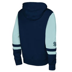 Seattle Kraken Youth Face Off Full-Zip Hoodie On Sale