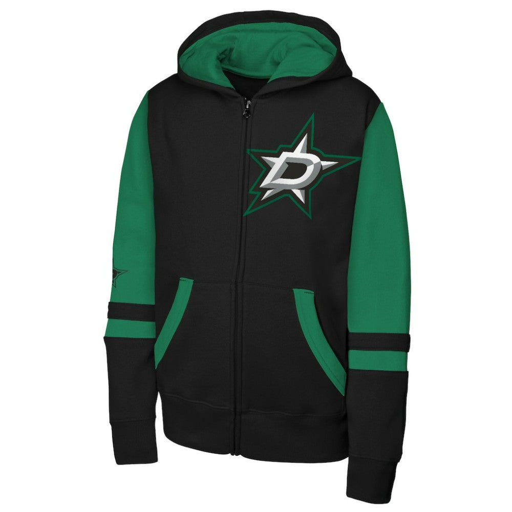Dallas Stars Youth Face Off Full-Zip Hoodie On Sale
