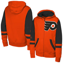 Philadelphia Flyers Youth Face Off Full-Zip Hoodie Sale