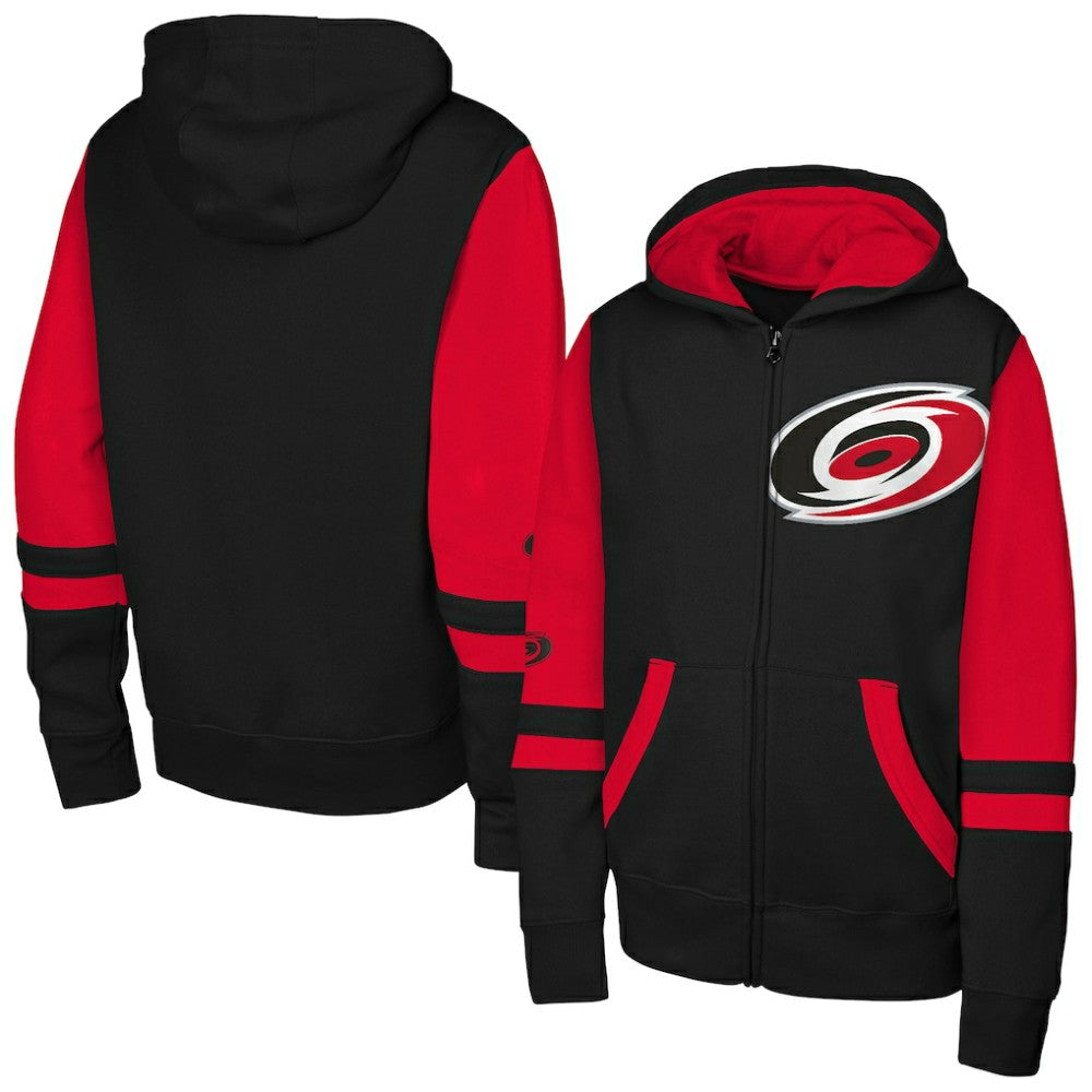 Carolina Hurricanes Youth Face Off Full-Zip Hoodie Sale