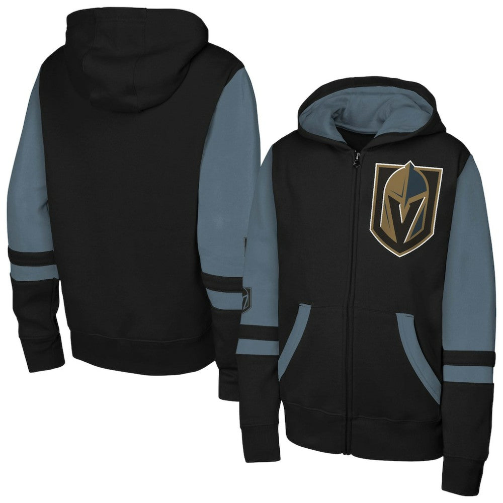 Vegas Golden Knights Youth Face Off Full-Zip Hoodie Online