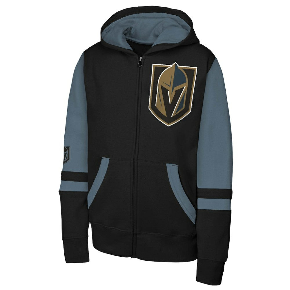 Vegas Golden Knights Youth Face Off Full-Zip Hoodie Online