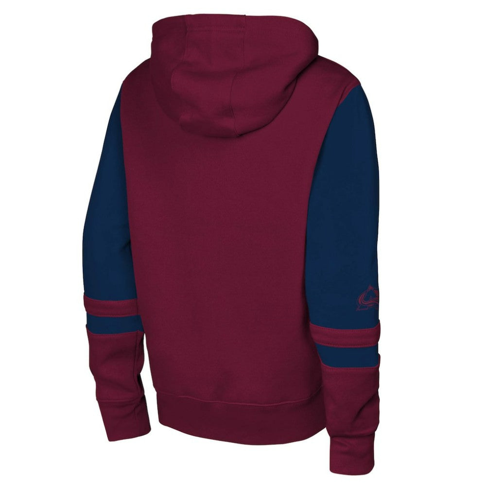 Colorado Avalanche Youth Face Off Full-Zip Hoodie Discount