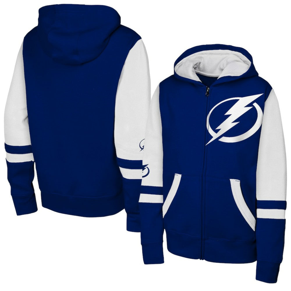 Tampa Bay Lightning Youth Face Off Full-Zip Hoodie Discount