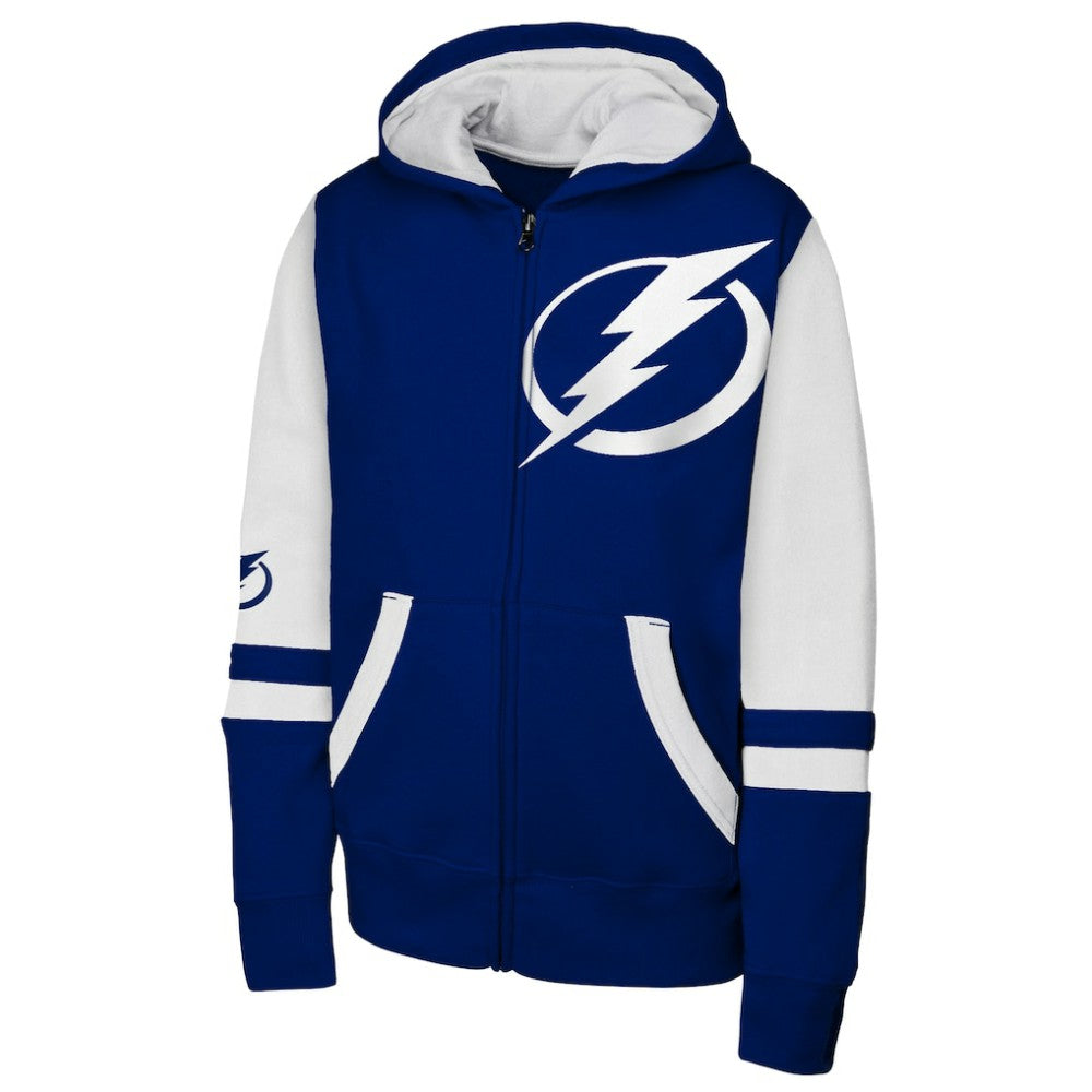 Tampa Bay Lightning Youth Face Off Full-Zip Hoodie Discount