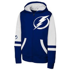 Tampa Bay Lightning Youth Face Off Full-Zip Hoodie Discount