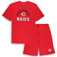 Cincinnati Reds Profile Big & Tall T-Shirt & Shorts Combo Set | MLB Online