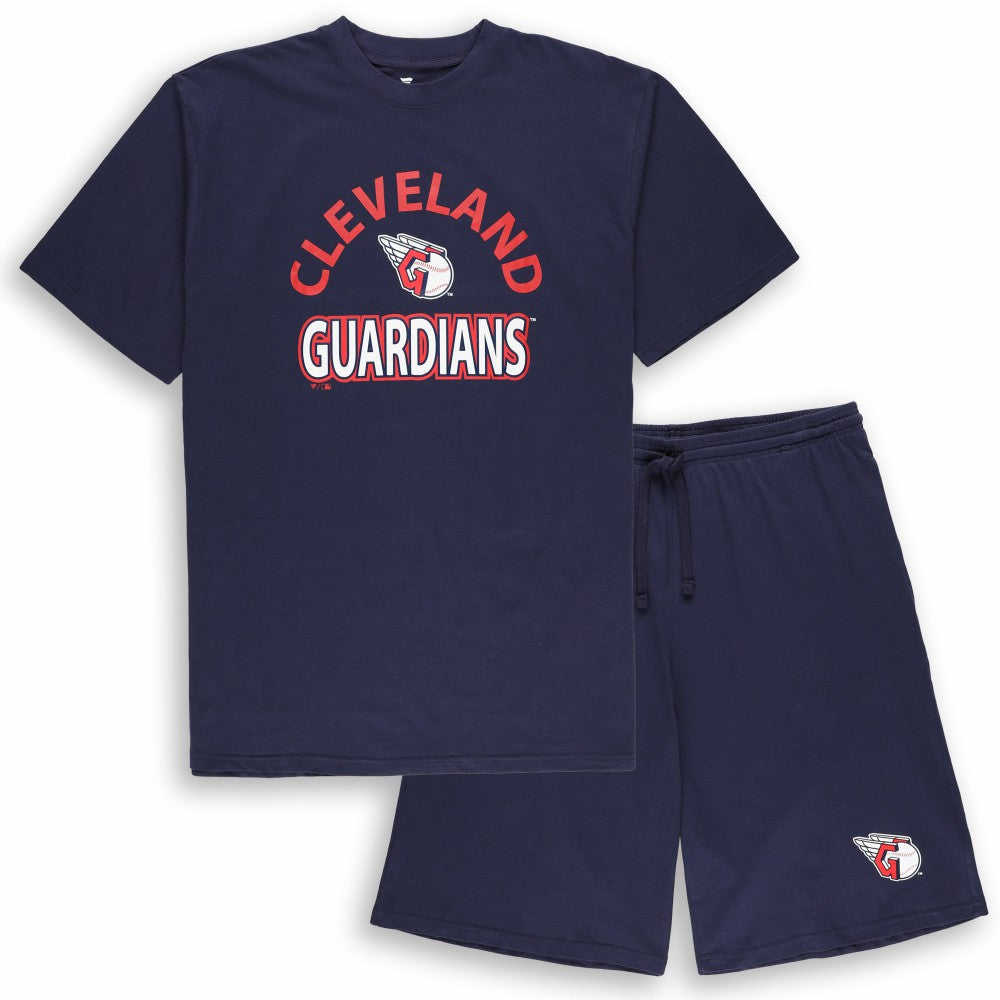 Cleveland Guardians Profile Big & Tall T-Shirt & Shorts Combo Set | MLB Sale