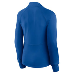 Chicago Cubs Fanatics Women's Elements Raglan Tri-Blend Quarter-Zip Top | MLB Discount