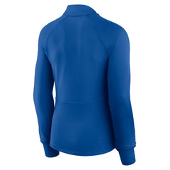 Los Angeles Dodgers Fanatics Women's Elements Raglan Tri-Blend Quarter-Zip Top | MLB Outlet