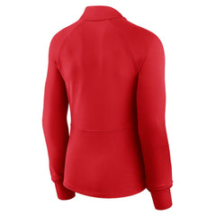 Philadelphia Phillies Fanatics Women's Elements Raglan Tri-Blend Quarter-Zip Top | MLB US