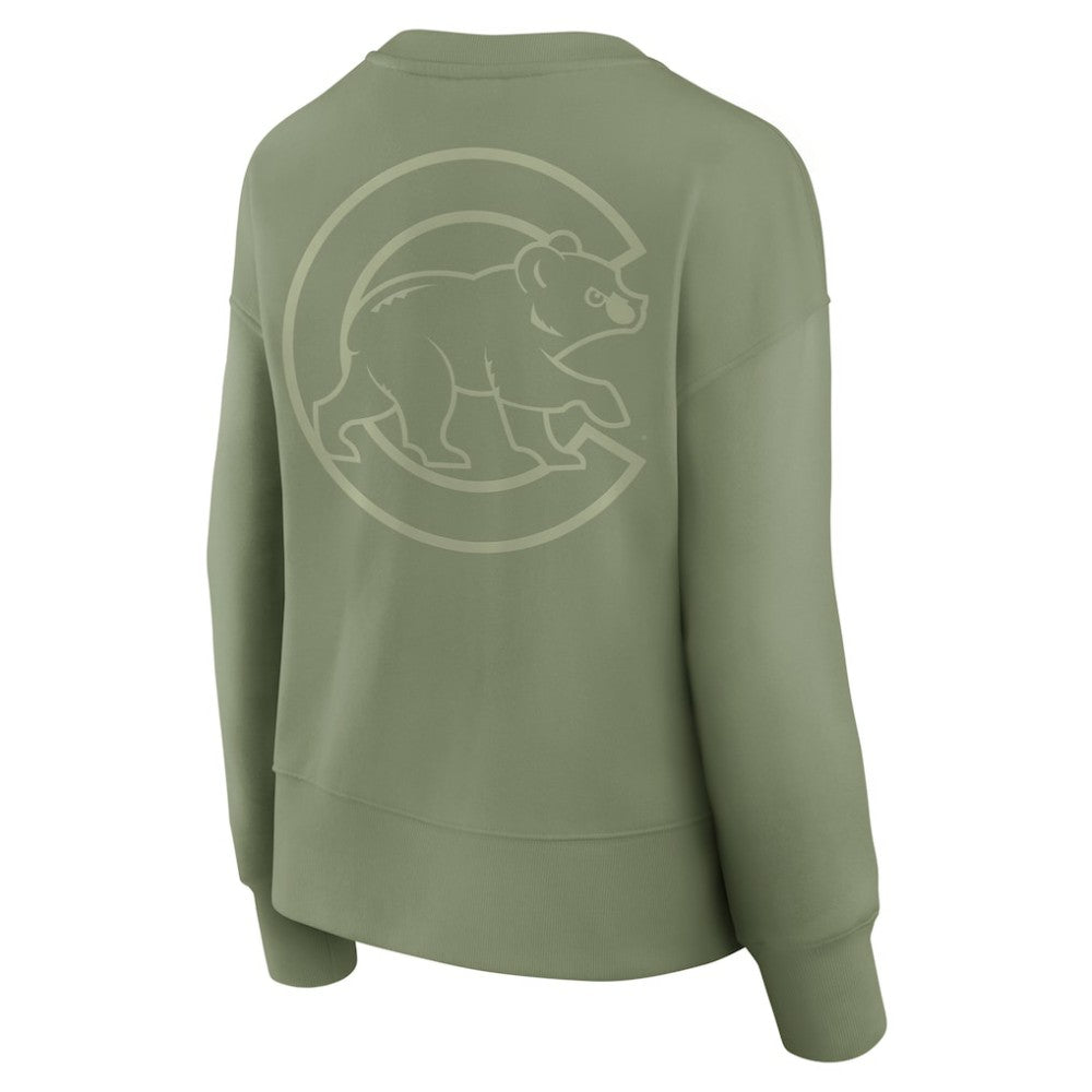 Chicago Cubs Fanatics Women's Elements Flow Pullover Sweatshirt | MLB Sale