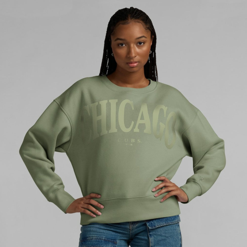 Chicago Cubs Fanatics Women's Elements Flow Pullover Sweatshirt | MLB Sale