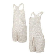 Cleveland Guardians Concepts Sport Women's Montana Hacci Knit Romper Overalls | MLB Outlet