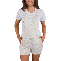 Boston Red Sox Concepts Sport Women's Montana Hacci Knit Romper Overalls | MLB Outlet