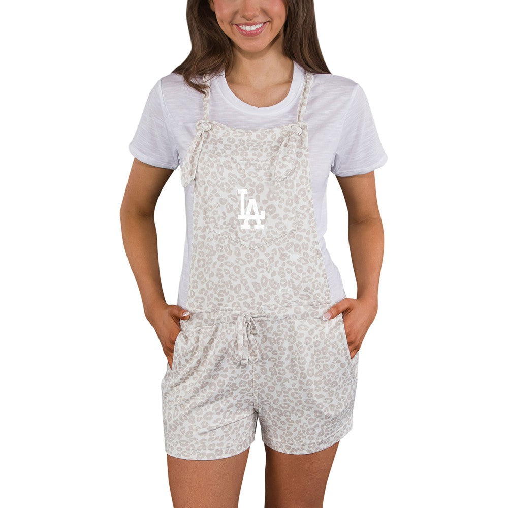 Los Angeles Dodgers Concepts Sport Women's Montana Hacci Knit Romper Overalls | MLB Near me