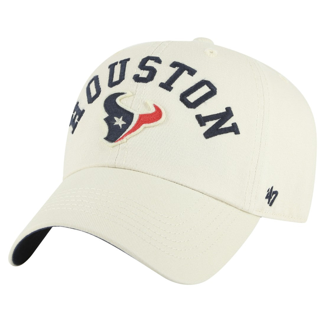 Houston Texans 47 brand '47 Clubhouse Faber Clean Up Adjustable Hat