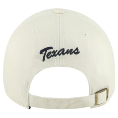 Houston Texans 47 brand '47 Clubhouse Faber Clean Up Adjustable Hat