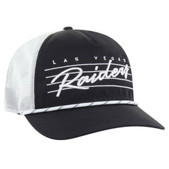Las Vegas Raiders 47 brand '47 Downburst Relaxed Hitch Trucker Adjustable Hat