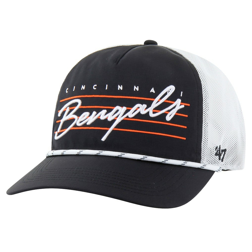 Cincinnati Bengals 47 brand '47 Downburst Relaxed Hitch Trucker Adjustable Hat
