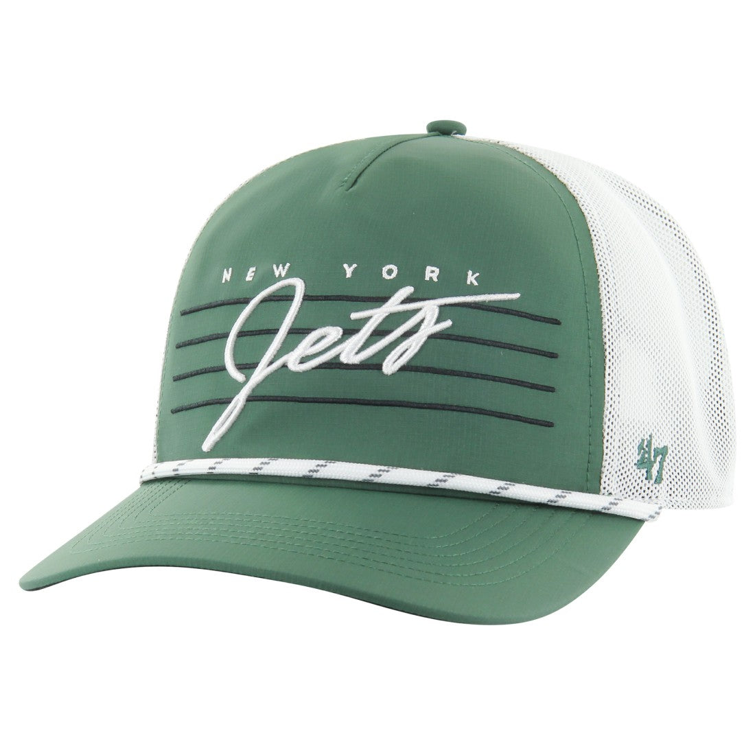 New York Jets 47 brand '47 Downburst Relaxed Hitch Trucker Adjustable Hat