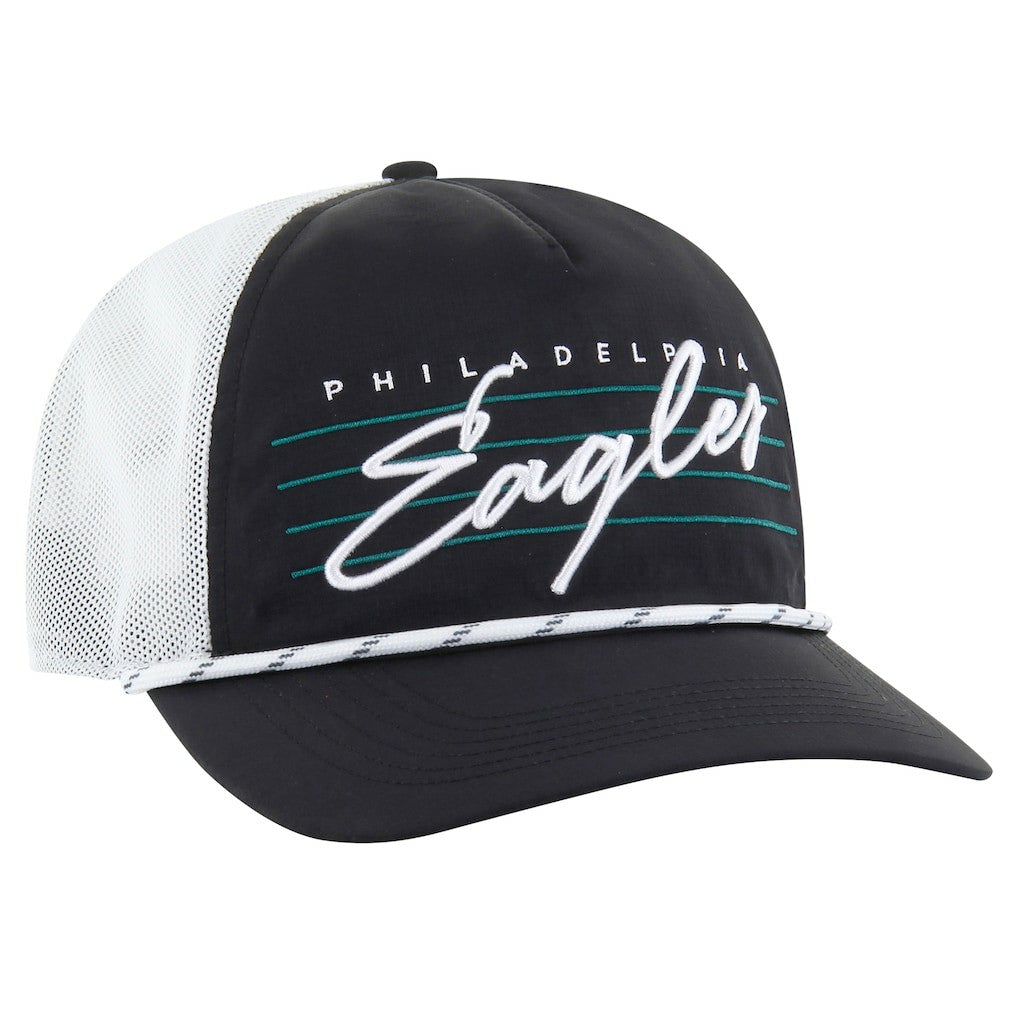 Philadelphia Eagles 47 brand '47 Downburst Relaxed Hitch Trucker Adjustable Hat