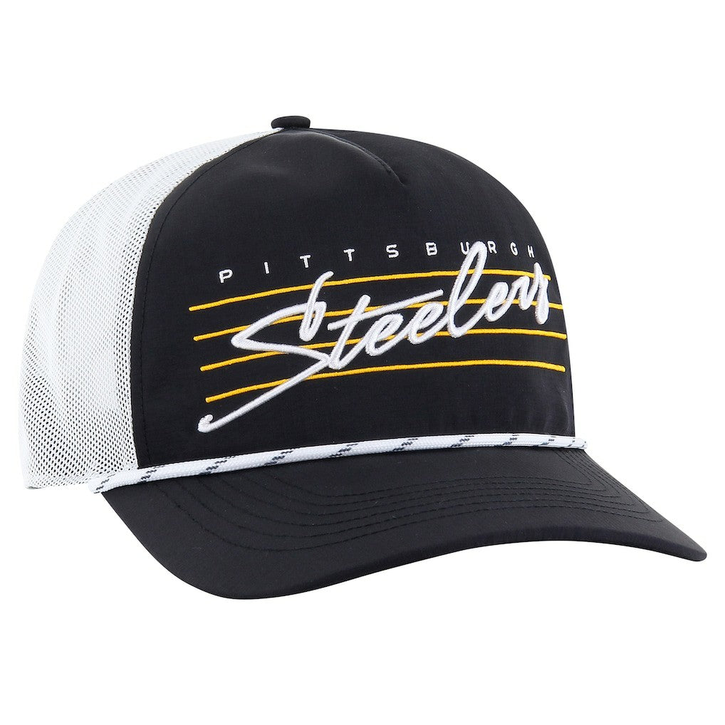 Pittsburgh Steelers 47 brand '47 Downburst Relaxed Hitch Trucker Adjustable Hat