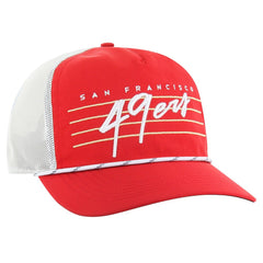 San Francisco 49ers 47 brand '47 Downburst Relaxed Hitch Trucker Adjustable Hat