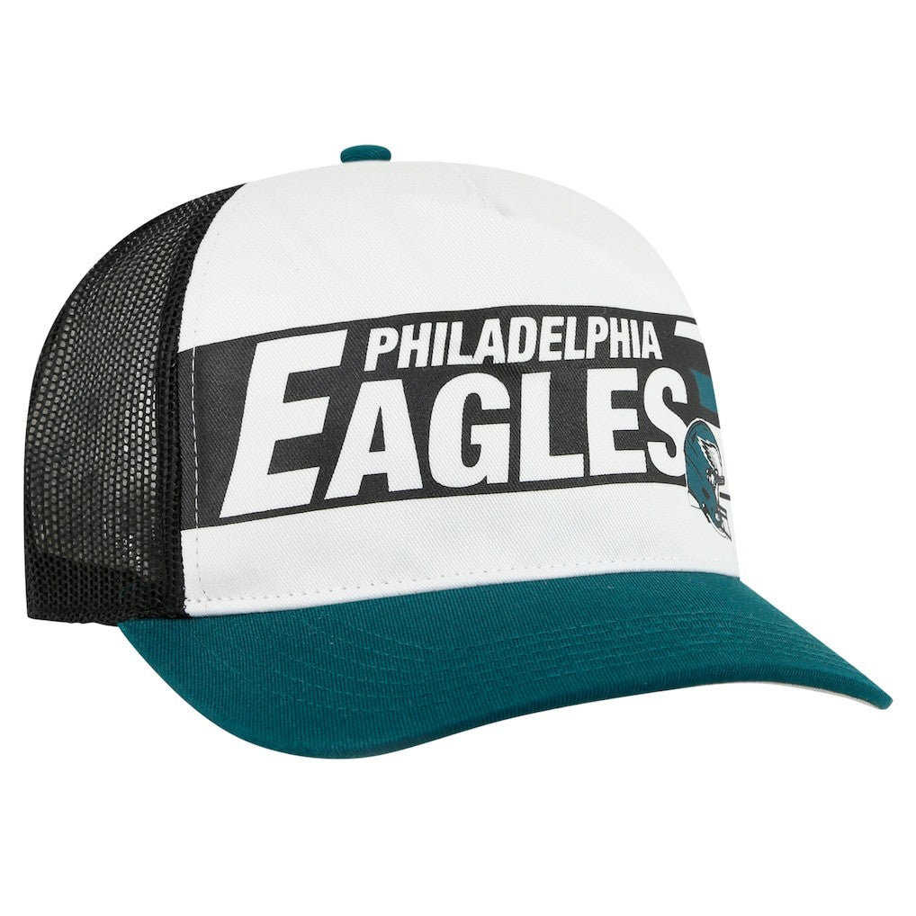 Philadelphia Eagles 47 brand '47 Stack Line Hitch Trucker Adjustable Hat