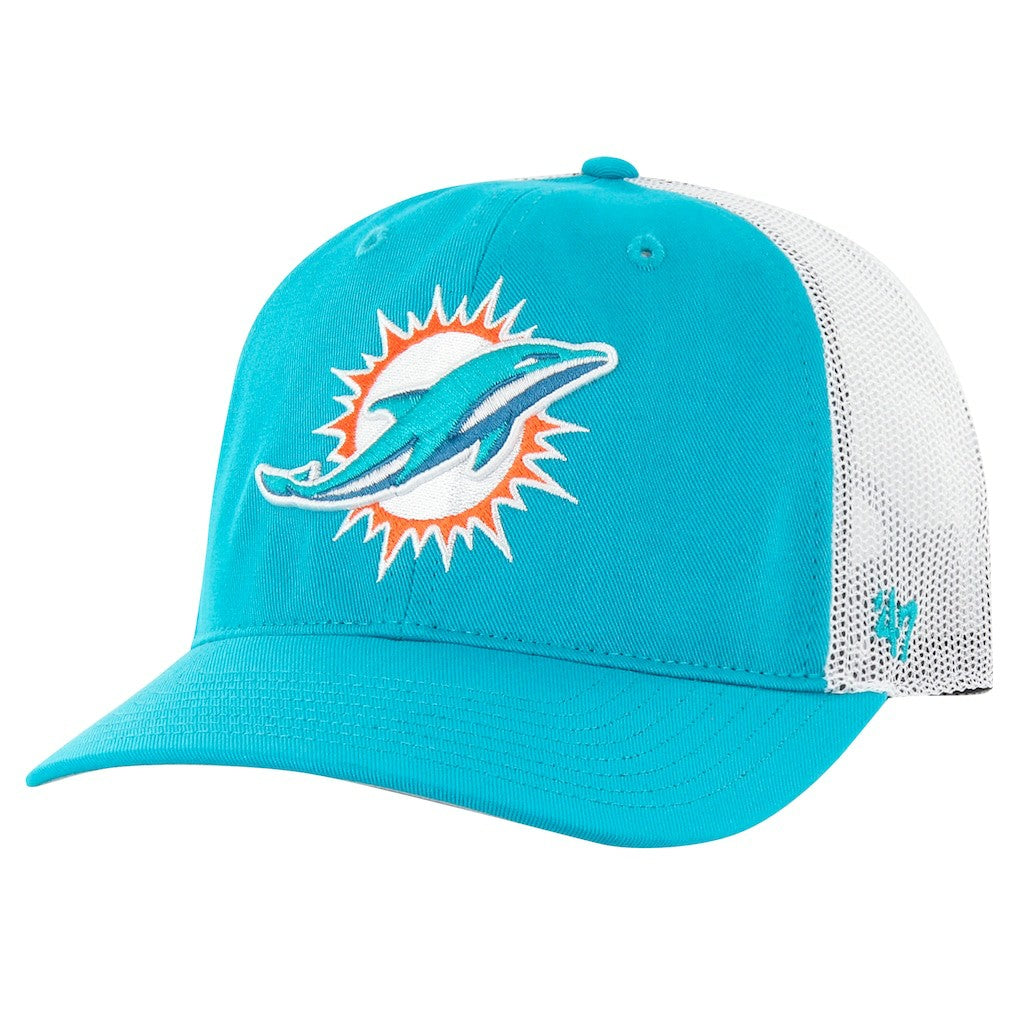 Miami Dolphins 47 brand '47 Team Unstructured Trucker Adjustable Hat