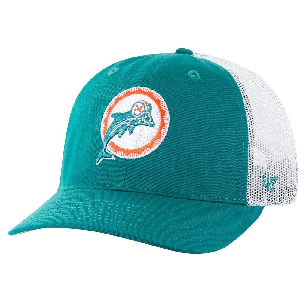 Miami Dolphins 47 brand '47 Team Unstructured Trucker Adjustable Hat