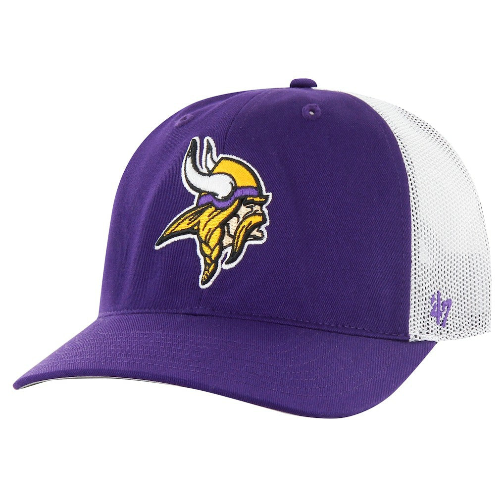 Minnesota Vikings 47 brand '47 Team Unstructured Trucker Adjustable Hat