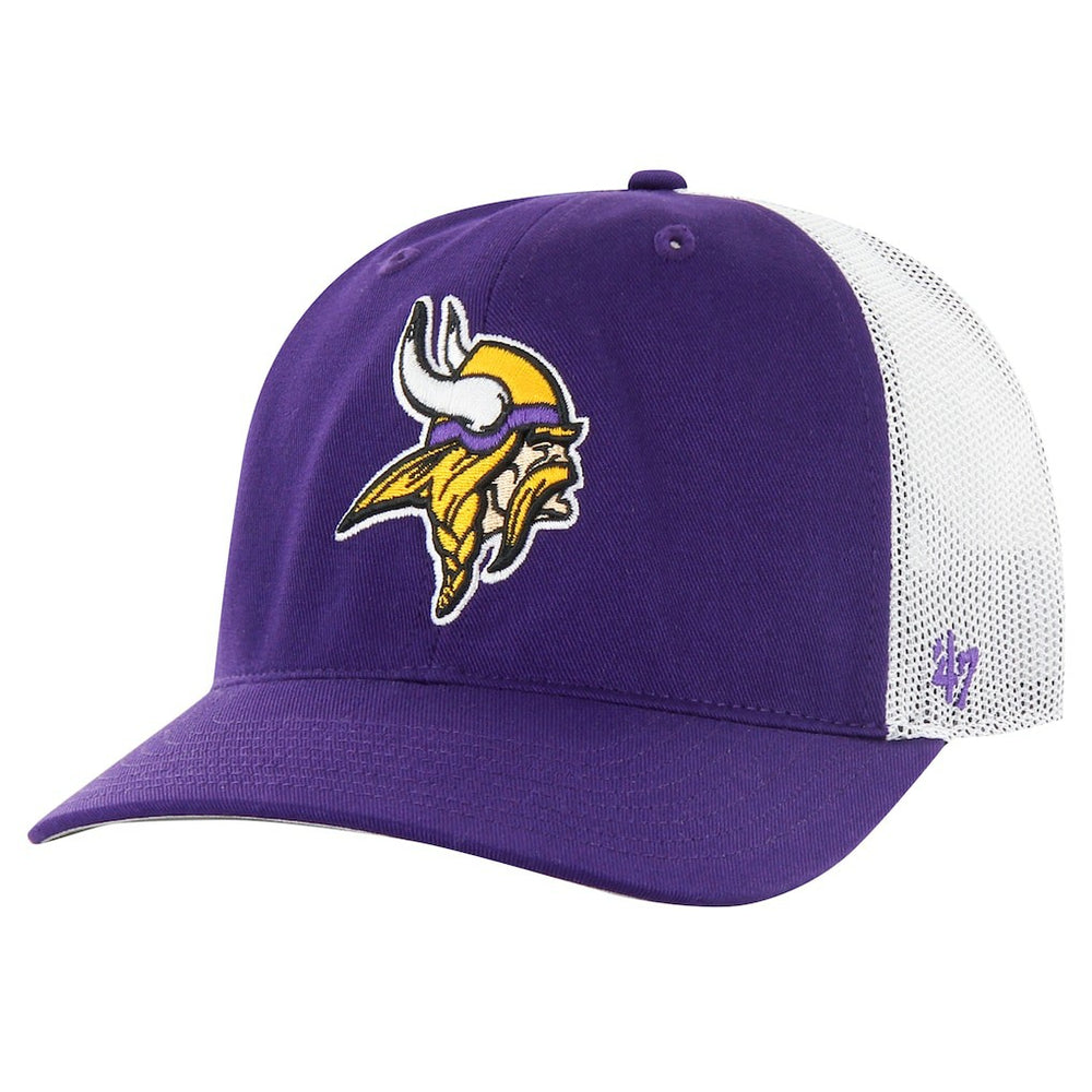 Minnesota Vikings 47 brand '47 Team Unstructured Trucker Adjustable Hat
