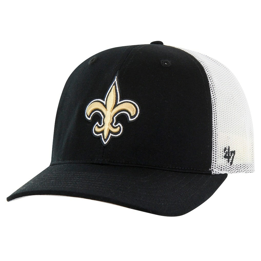 New Orleans Saints 47 brand '47 Team Unstructured Trucker Adjustable Hat