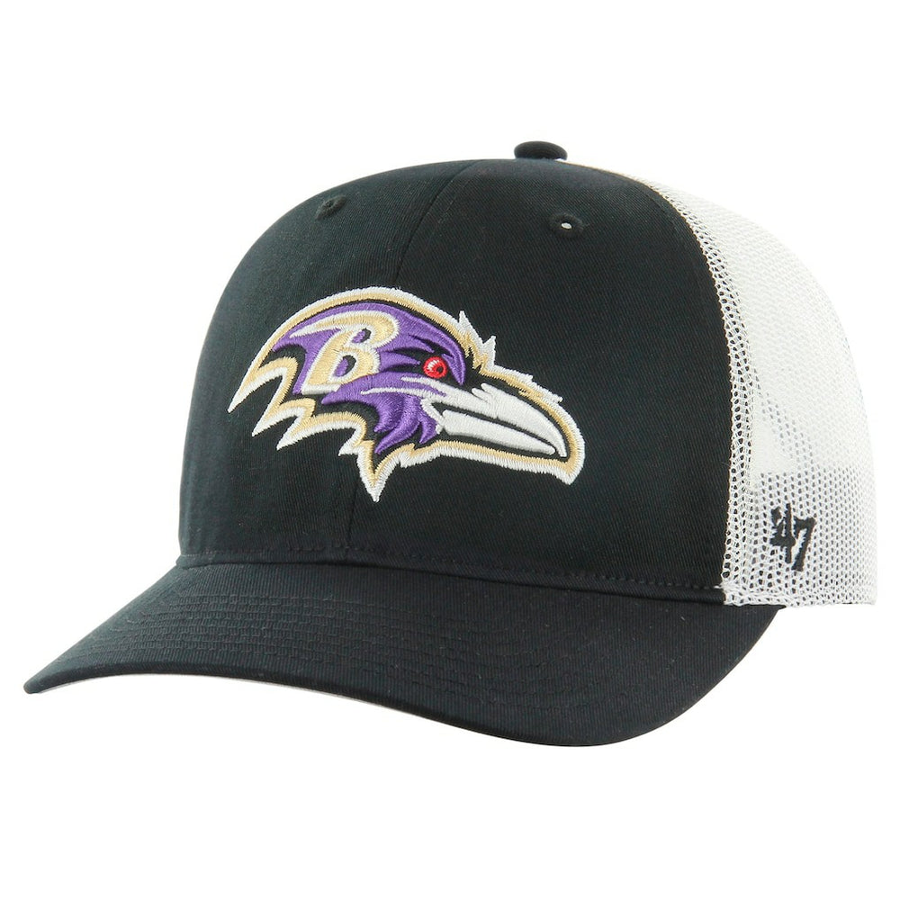Baltimore Ravens 47 brand '47 Team Unstructured Trucker Adjustable Hat