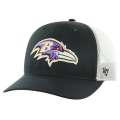 Baltimore Ravens 47 brand '47 Team Unstructured Trucker Adjustable Hat