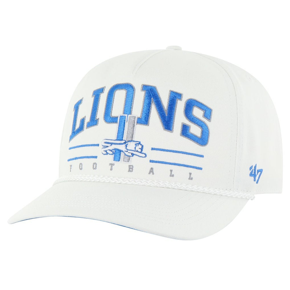 Detroit Lions 47 brand '47 Roscoe Hitch Rope Adjustable Hat